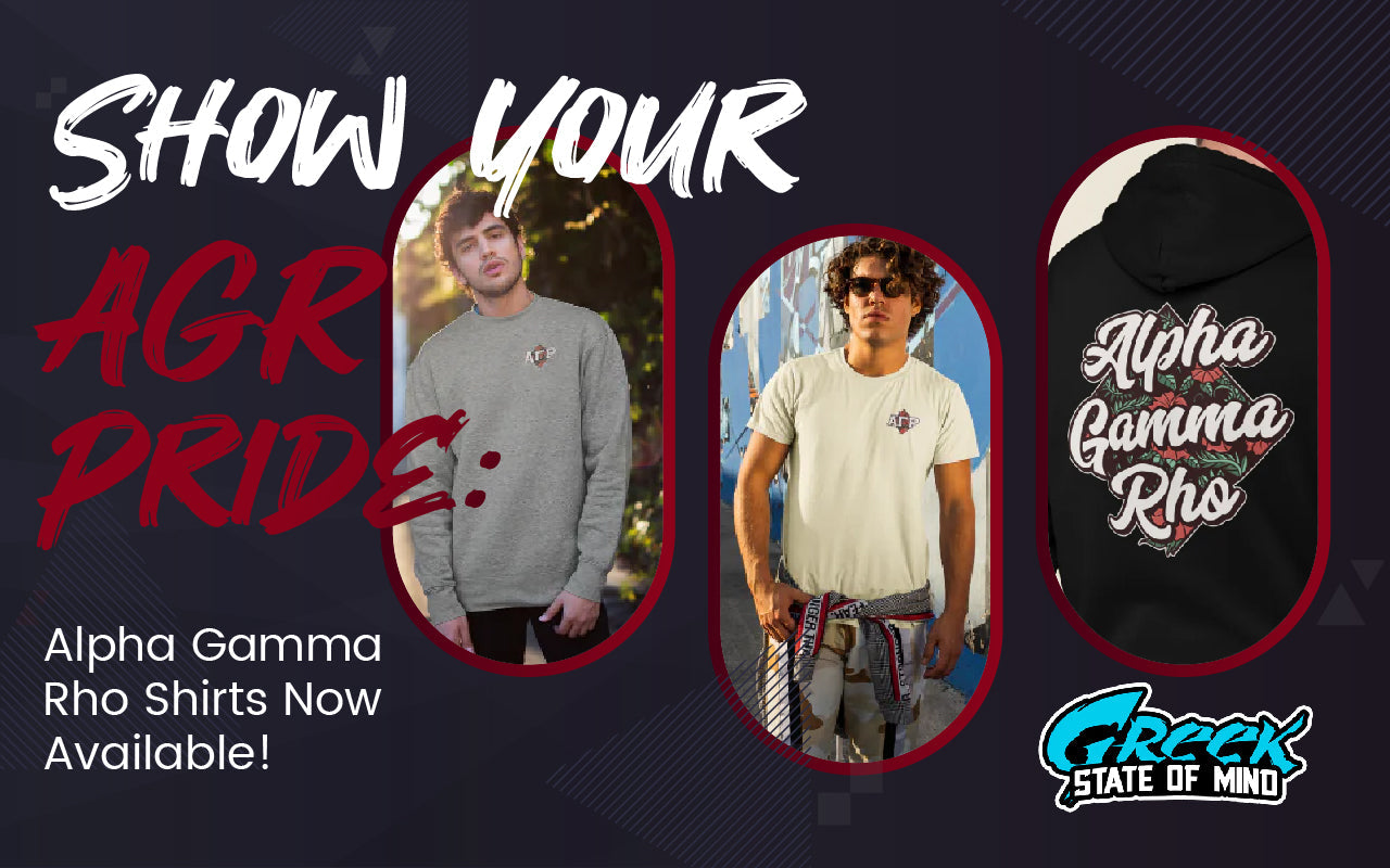 Show Your AGR Pride: Alpha Gamma Rho Shirts Now Available!