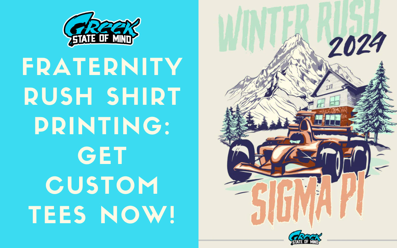 Fraternity Rush Shirt Printing: Get Custom Tees Now!
