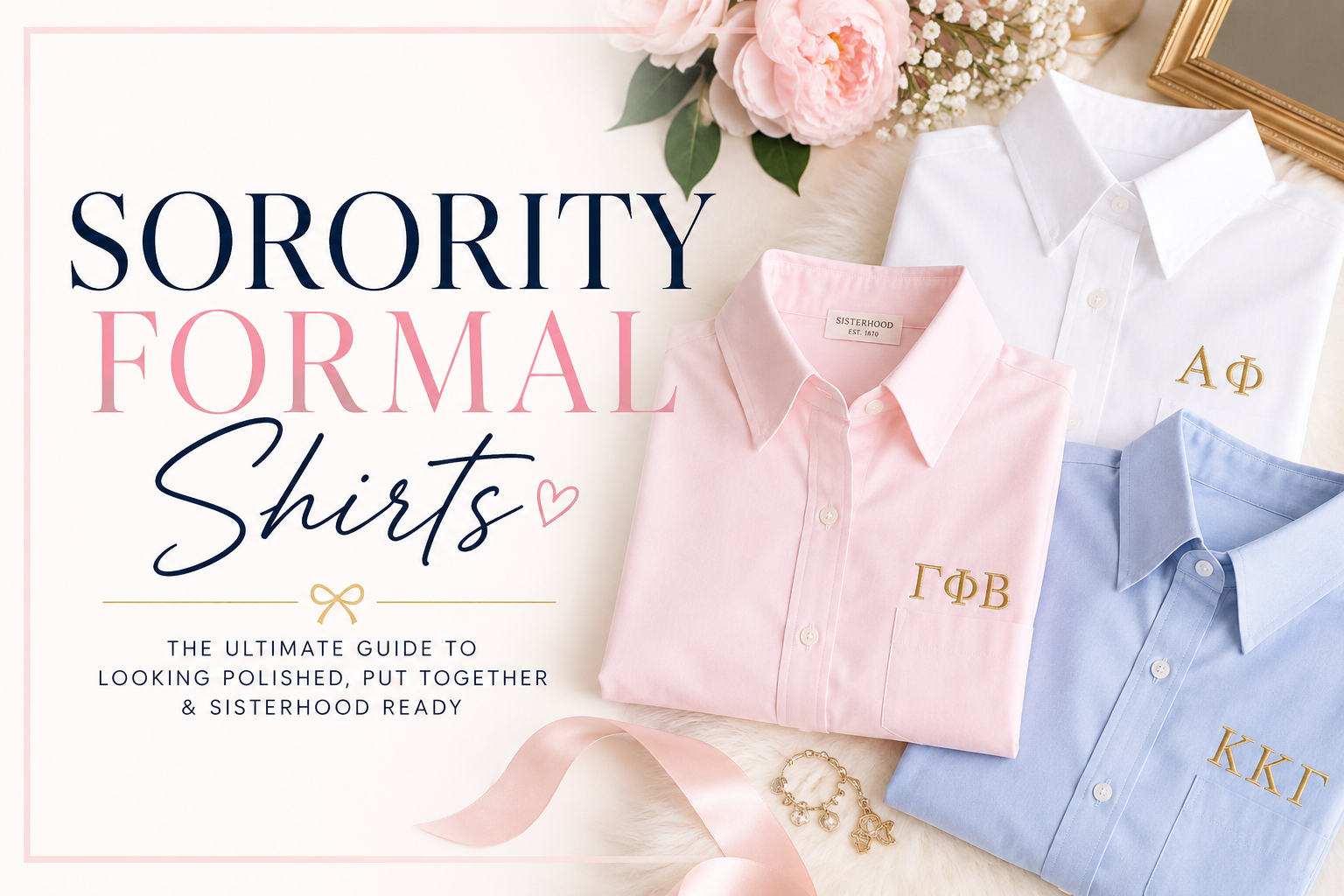 The Complete Guide to Sorority Formal Shirts: What to Wear, What's Trending, and How to Order Right