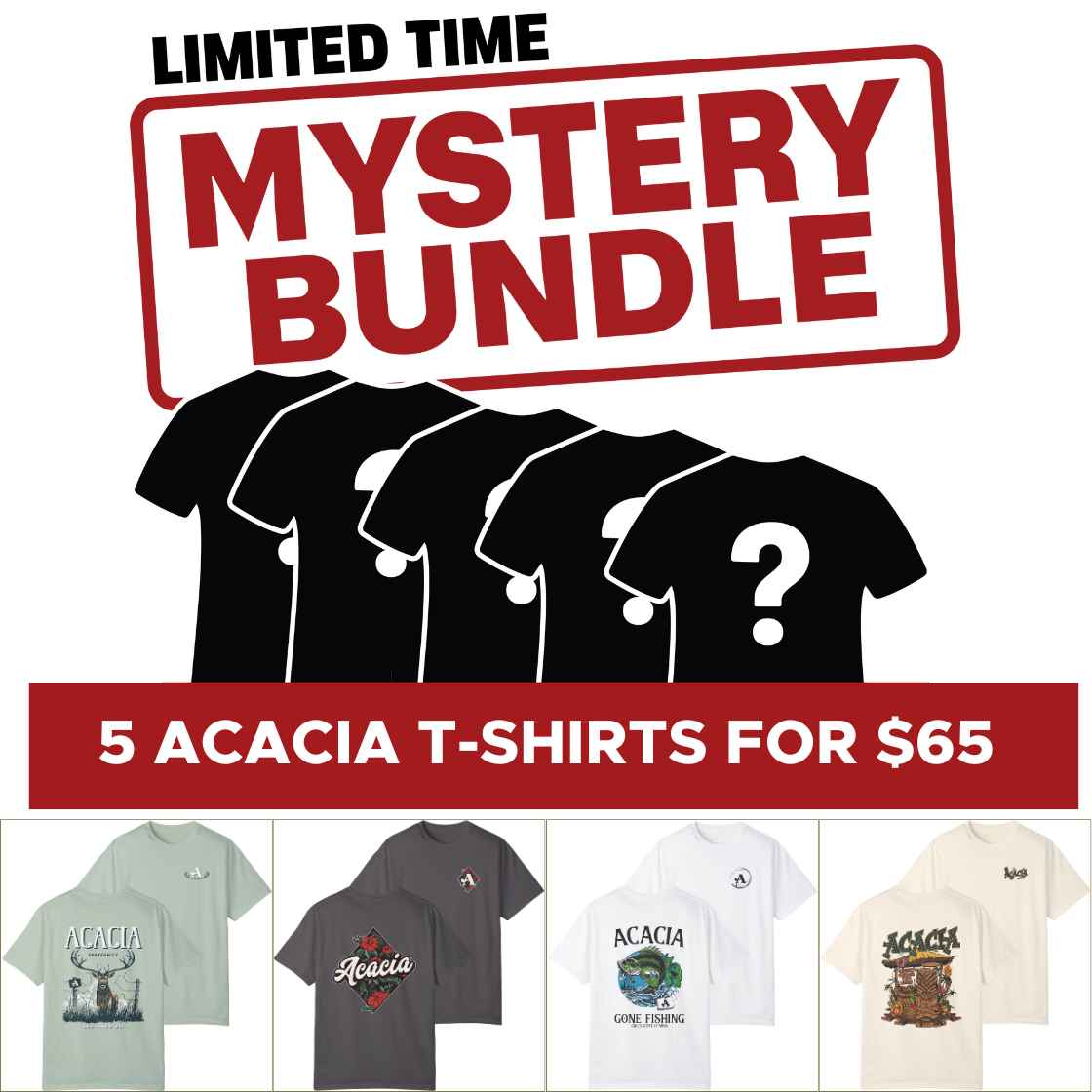 Acacia Mystery Bundle – 5 Surprise Items for $65