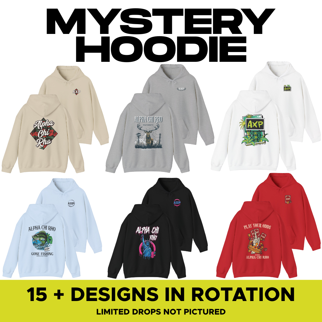Alpha Chi Rho Mystery Hoodie Sale