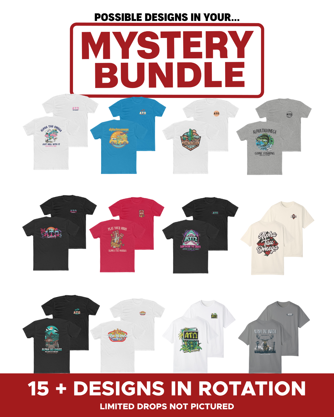 Alpha Tau Omega Mystery Bundle – 5 Surprise Items for $65