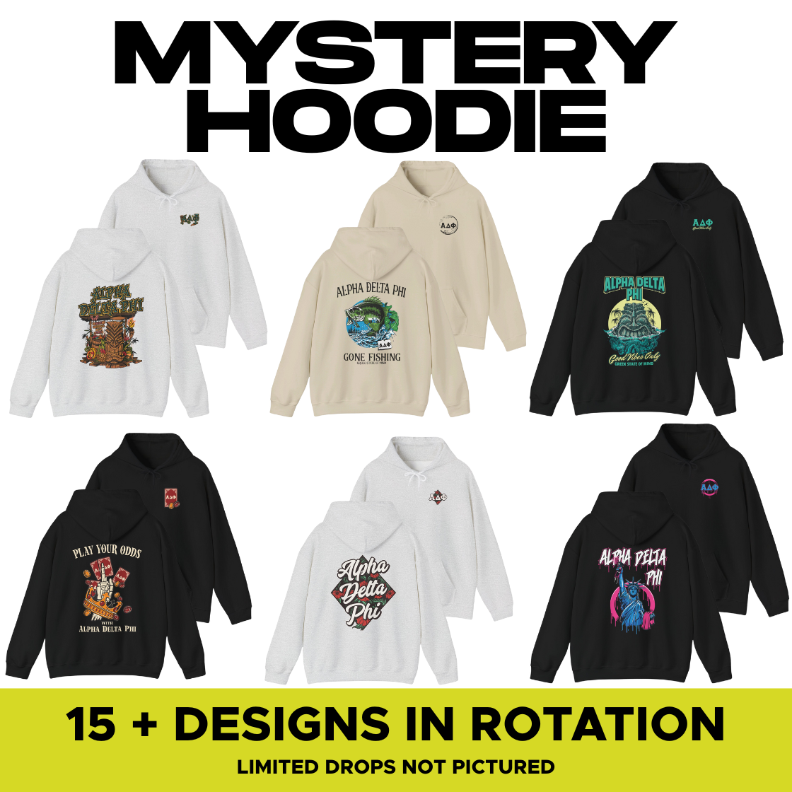 Alpha Delta Phi Mystery Hoodie Sale