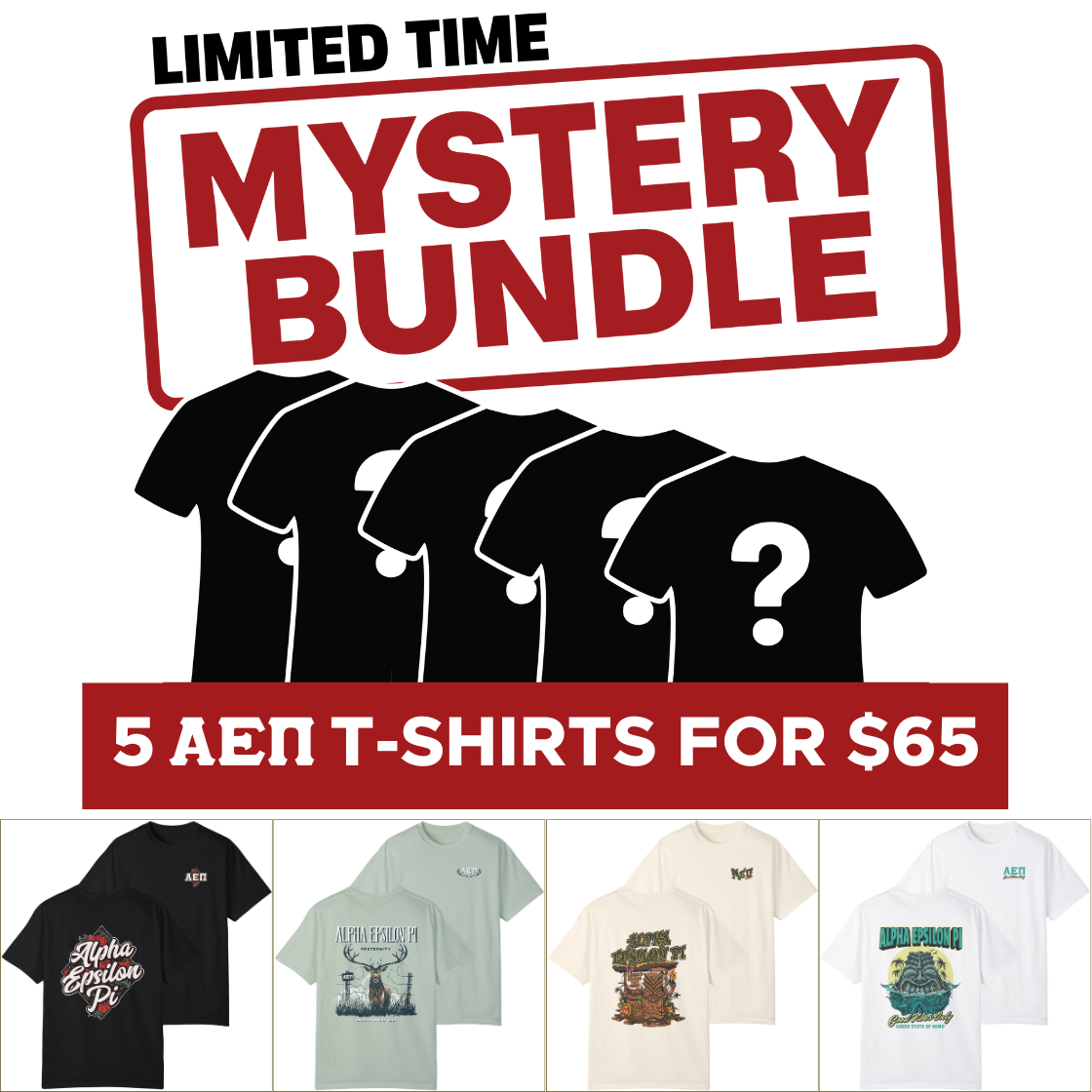 Alpha Epsilon Pi Mystery Bundle – 5 Surprise Items for $65