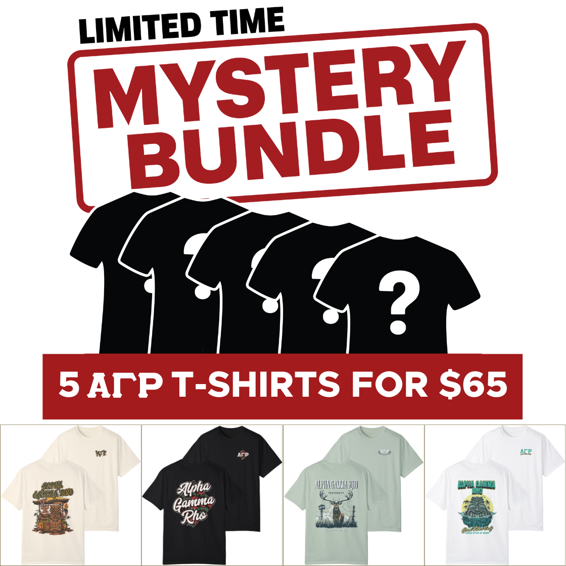 Alpha Gamma Rho Mystery Bundle – 5 Surprise Items for $65