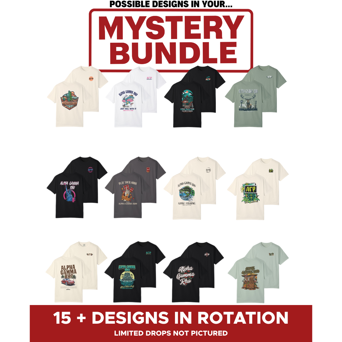 Alpha Gamma Rho Mystery Bundle – 5 Surprise Items for $65