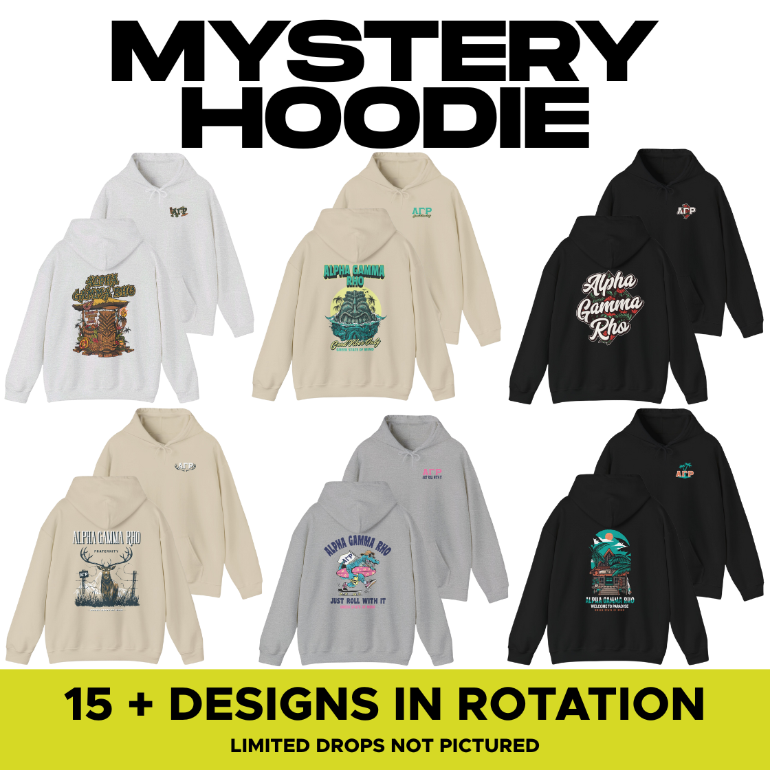 Alpha Gamma Rho Mystery Hoodie Sale