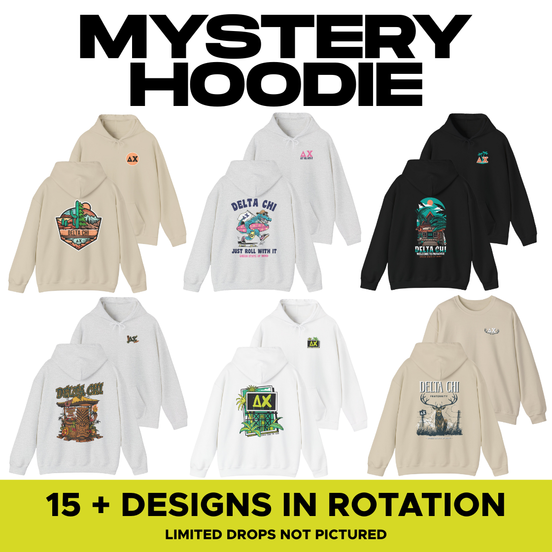 Delta Chi Mystery Hoodie Sale