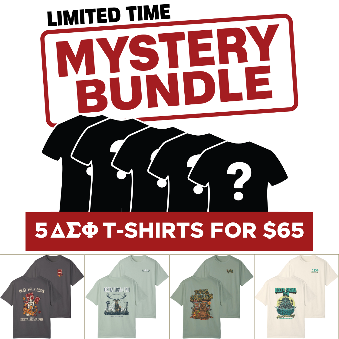 Delta Sigma Phi Mystery Bundle – 5 Surprise Items for $65