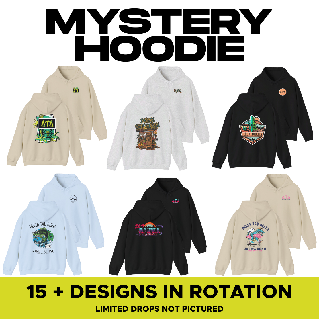 Delta Tau Delta Mystery Hoodie Sale