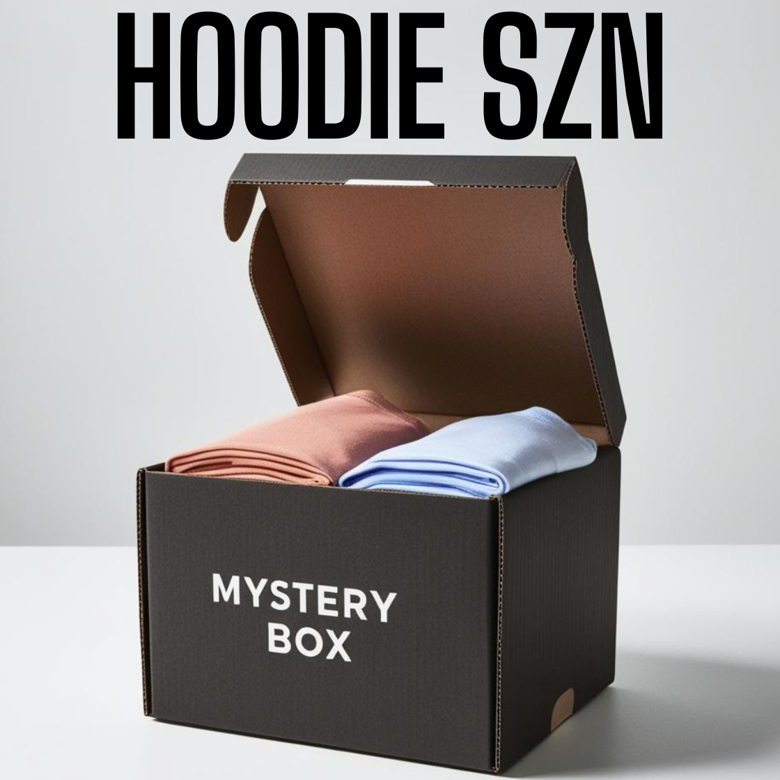 The Hoodie SZN Mystery Box – 3 Hoodies for $40 EA