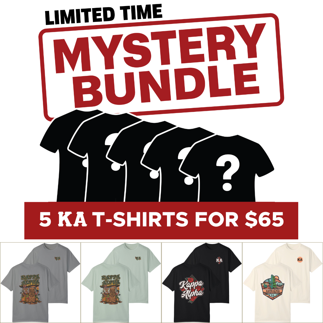 Kappa Alpha Mystery Bundle – 5 Surprise Items for $65