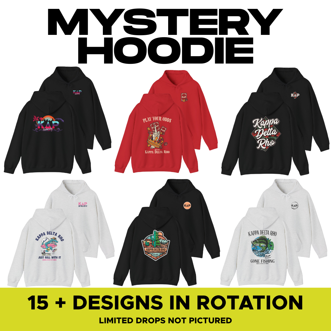 Kappa Delta Rho Mystery Hoodie Sale