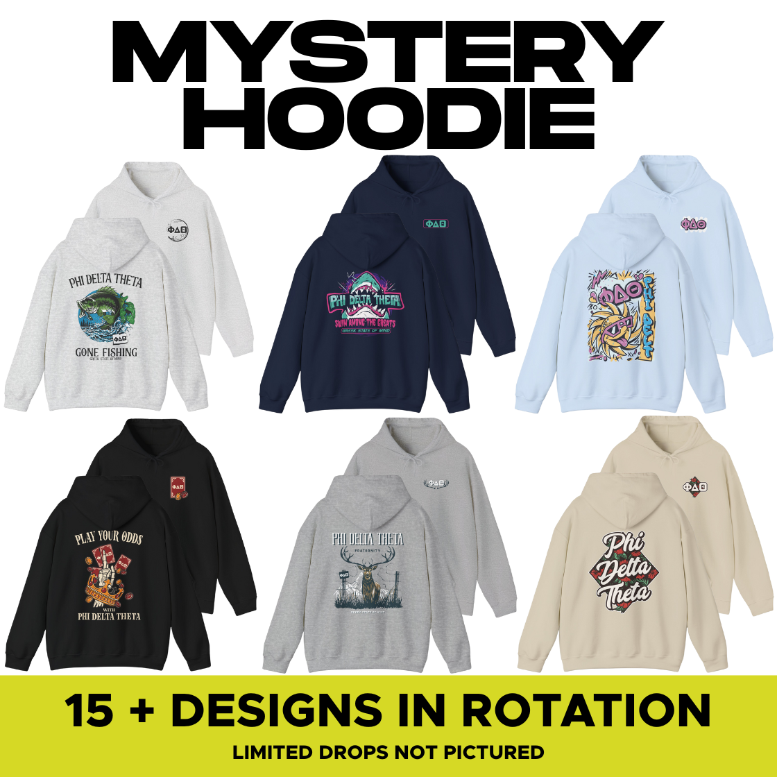 Phi Delta Theta Mystery Hoodie Sale