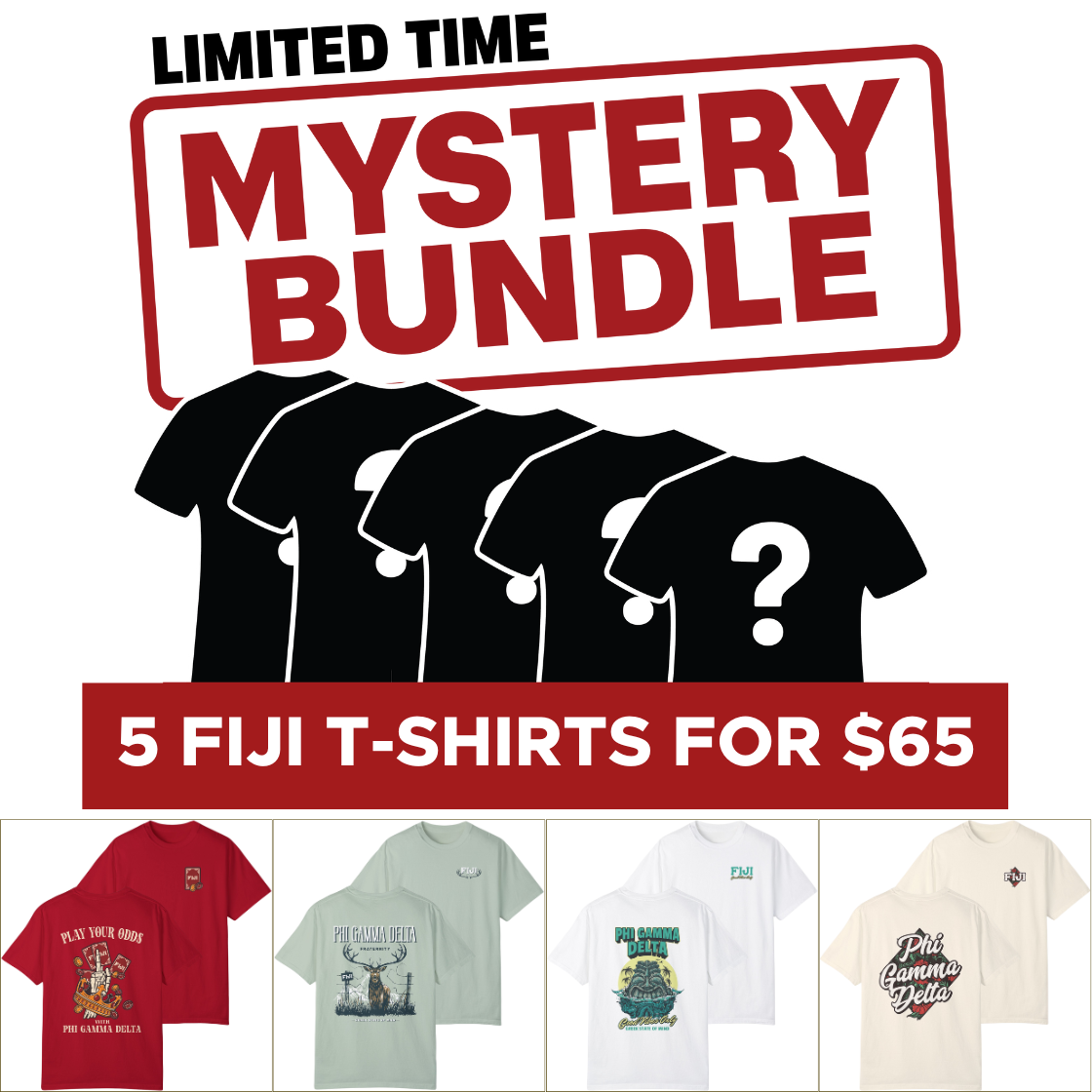 Phi Gamma Delta Mystery Bundle – 5 Surprise Items for $65