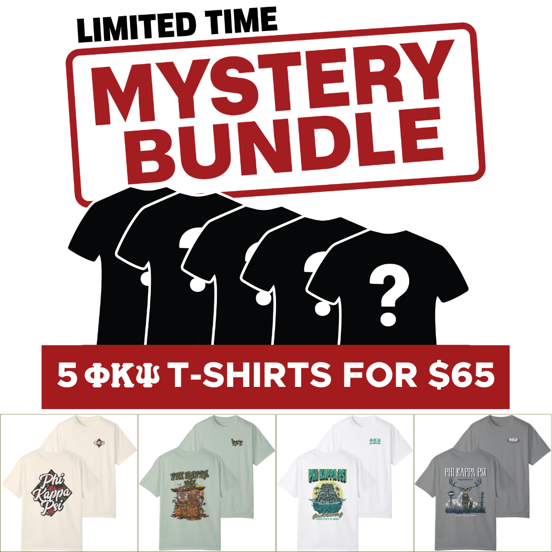 Phi Kappa Psi Mystery Bundle – 5 Surprise Items for $65