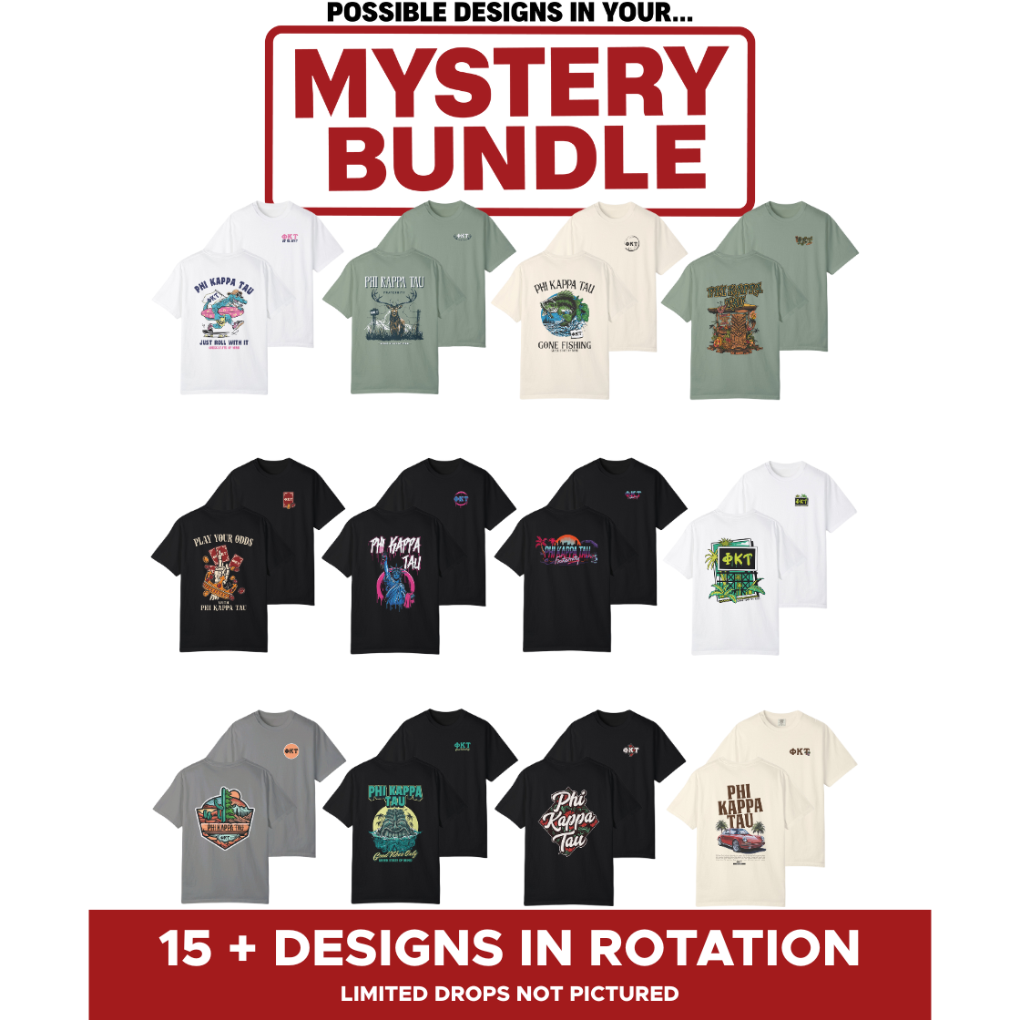 Phi Kappa Tau Mystery Bundle – 5 Surprise Items for $65