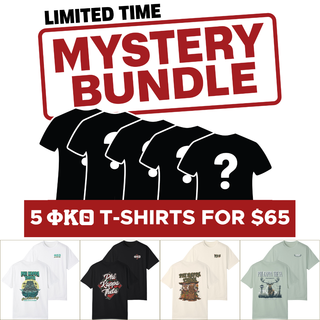 Phi Kappa Theta Mystery Bundle – 5 Surprise Items for $65