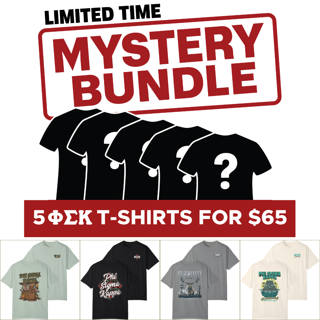 Phi Sigma Kappa Mystery Bundle – 5 Surprise Items for $65