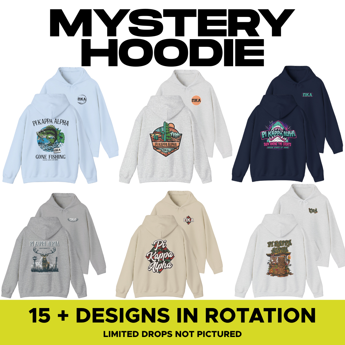 Pi Kappa Alpha Mystery Hoodie Sale