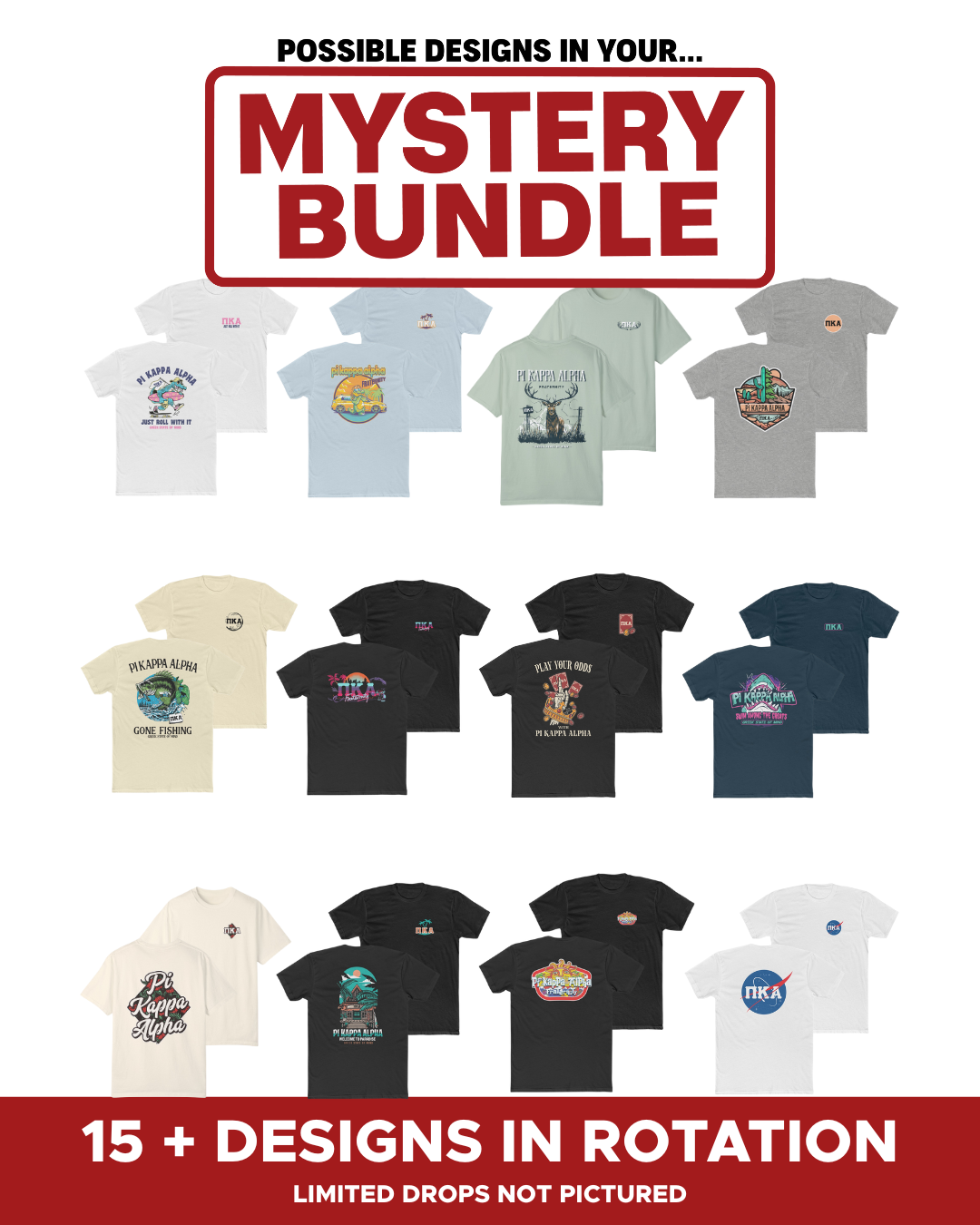 Pi Kappa Alpha Mystery Bundle – 5 Surprise Items for $65