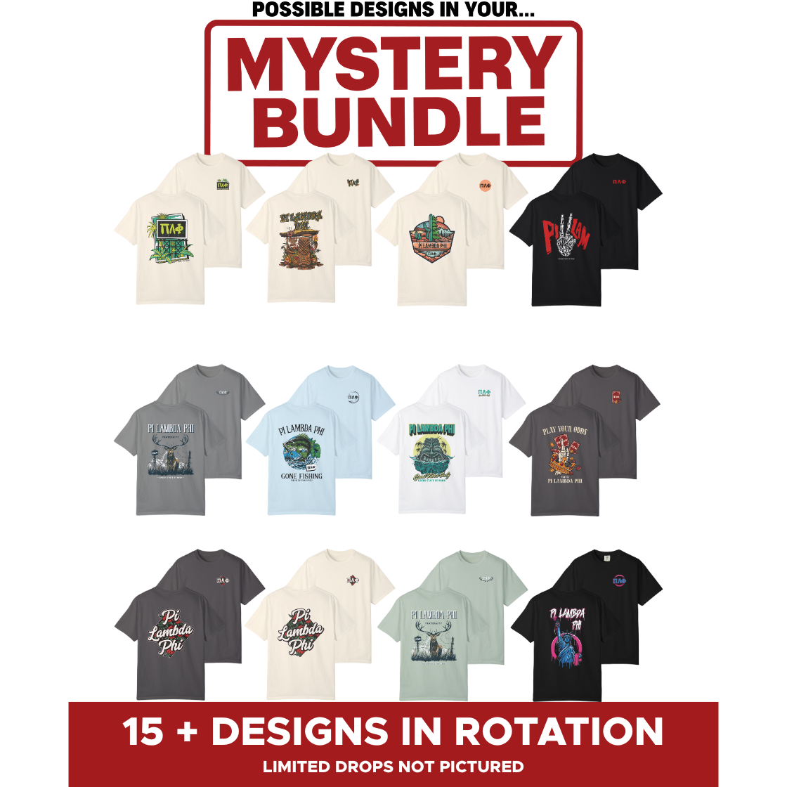 Pi Lambda Phi Mystery Bundle – 5 Surprise Items for $65