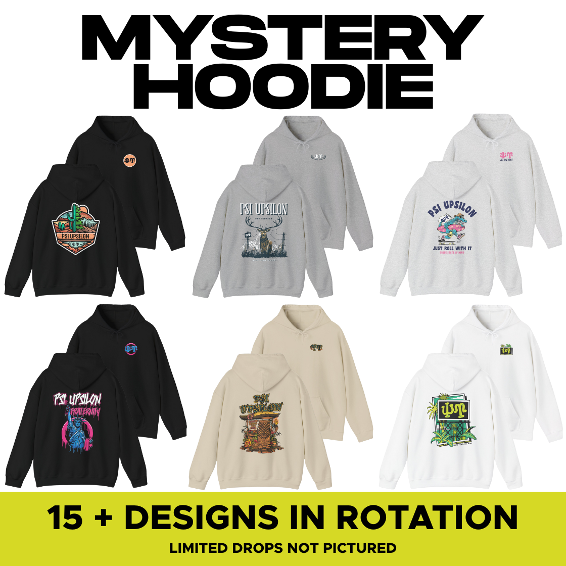 Psi Upsilon Mystery Hoodie Sale