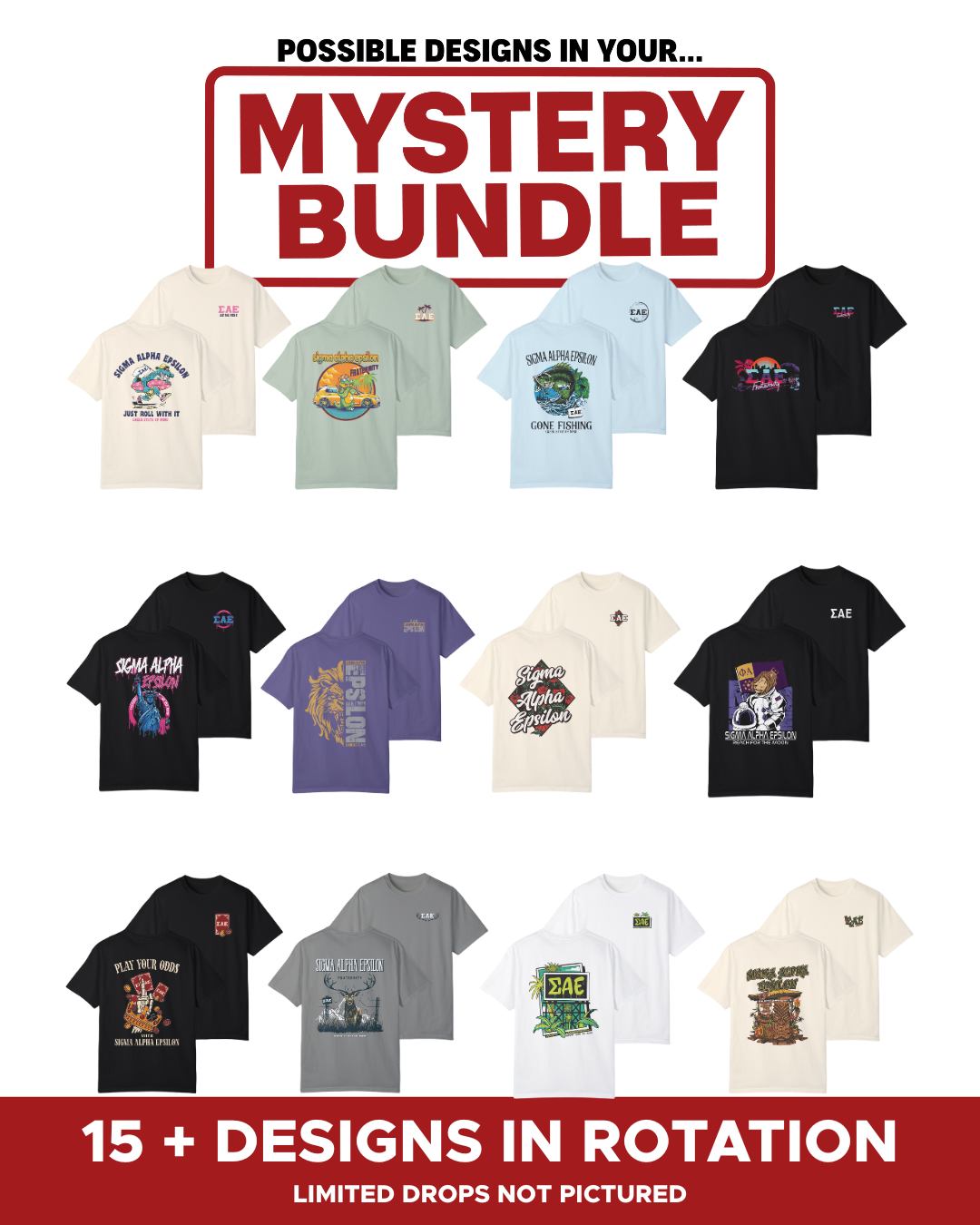 Sigma Alpha Epsilon Mystery Bundle – 5 Surprise Items for $65