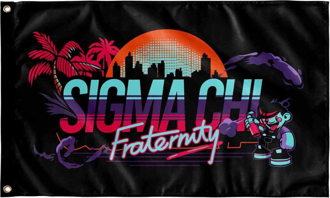 Sigma Chi Jump Street Flag