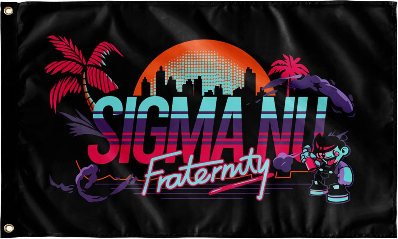 Sigma Nu Jump Street Flag