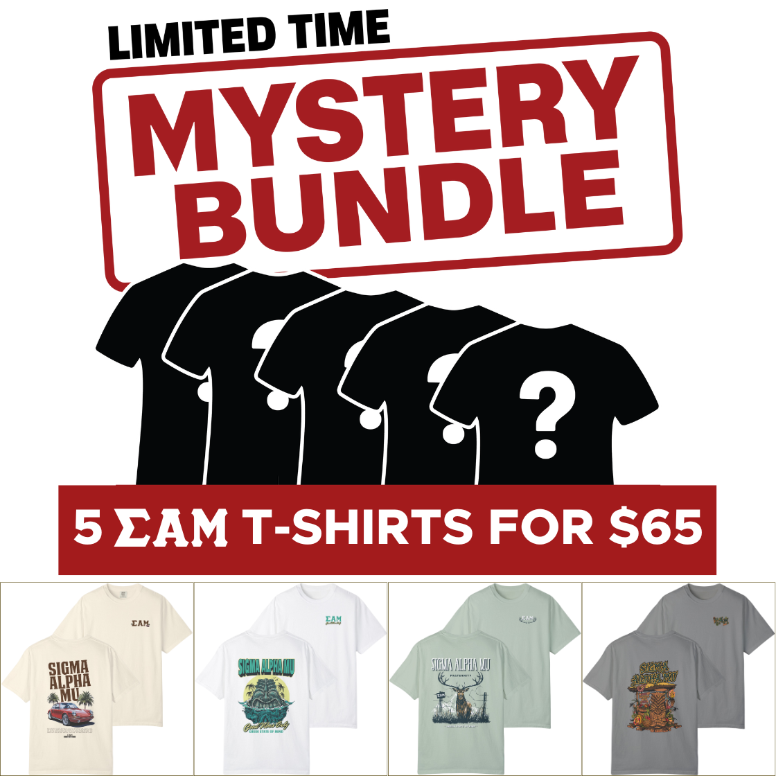 Sigma Alpha Mu Mystery Bundle – 5 Surprise Items for $65