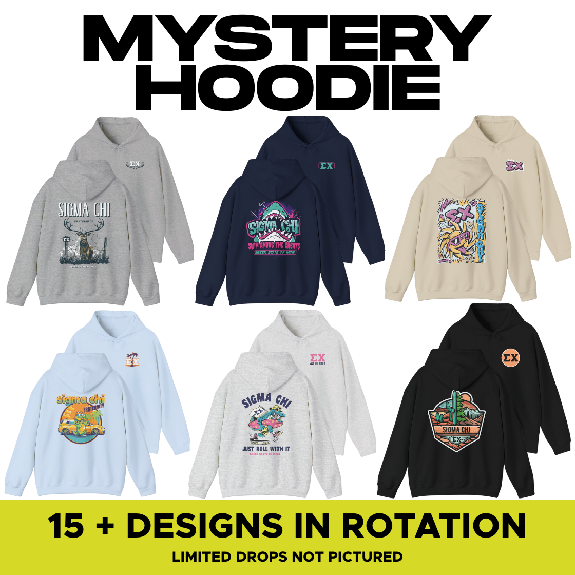 Sigma Chi Mystery Hoodie Sale