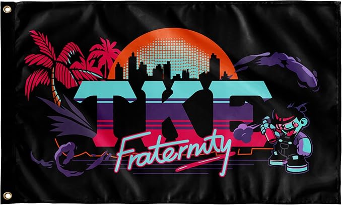 Tau Kappa Epsilon Jump Street Flag