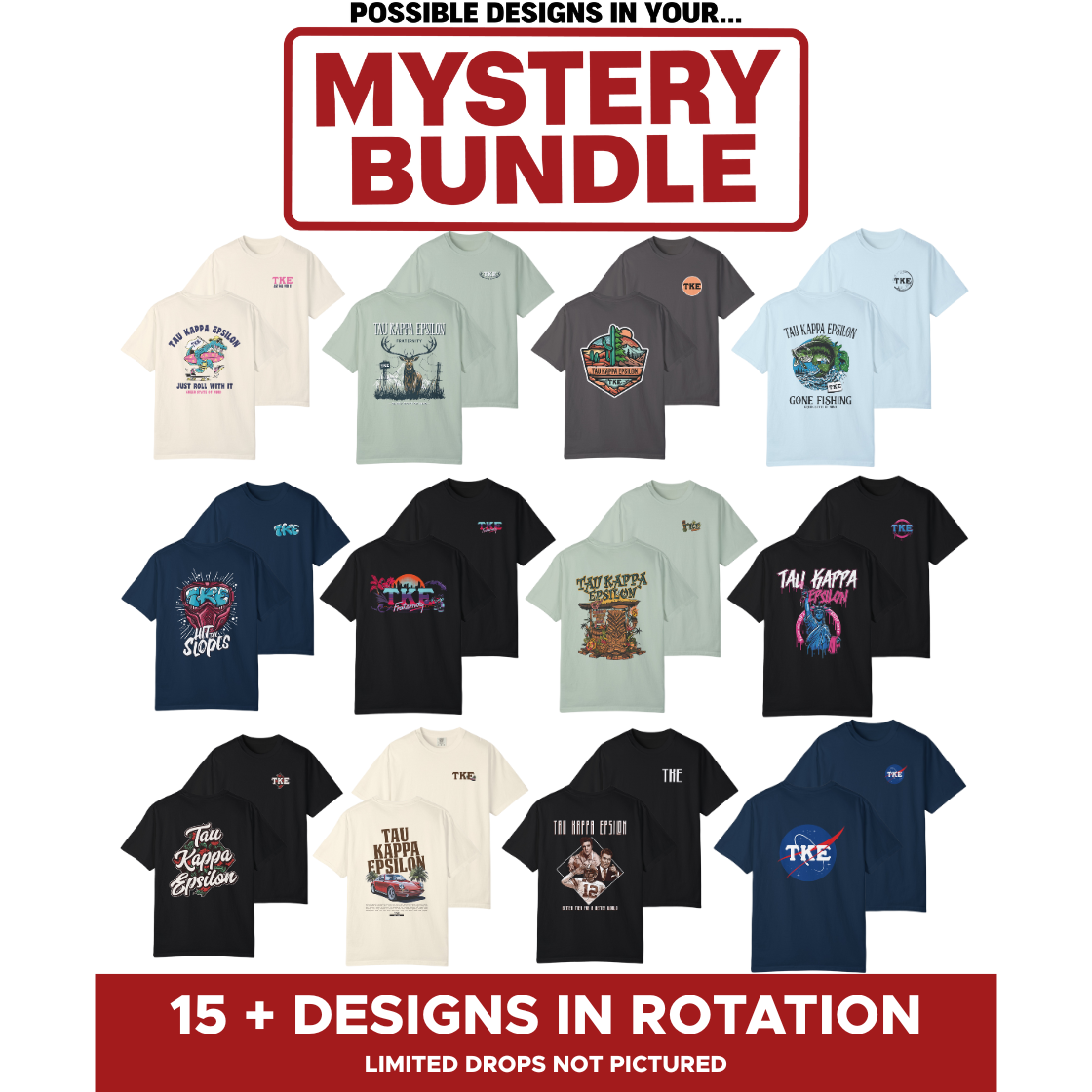 Tau Kappa Epsilon Mystery Bundle – 5 Surprise Items for $65