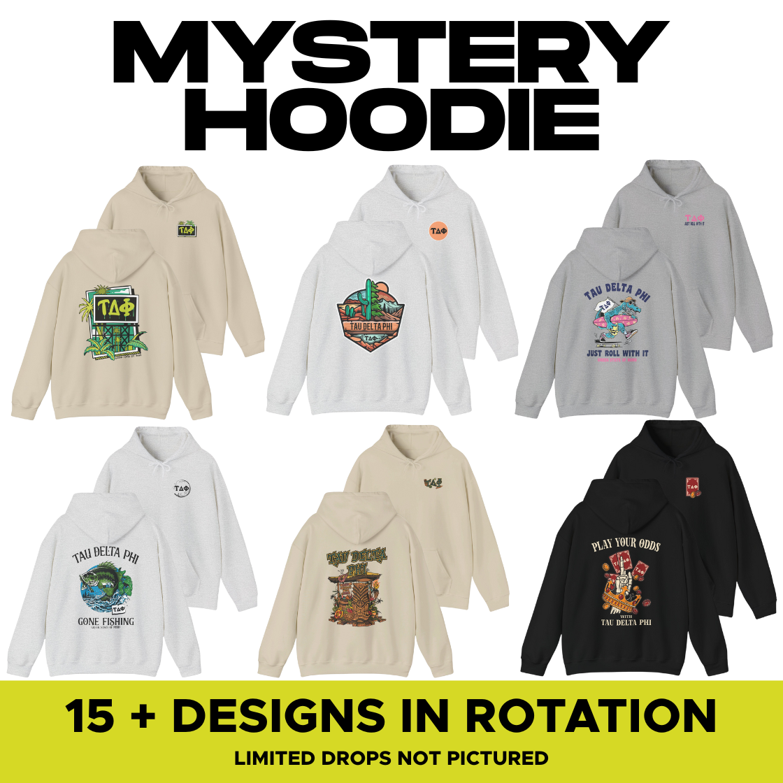 Tau Delta Phi Mystery Hoodie Sale