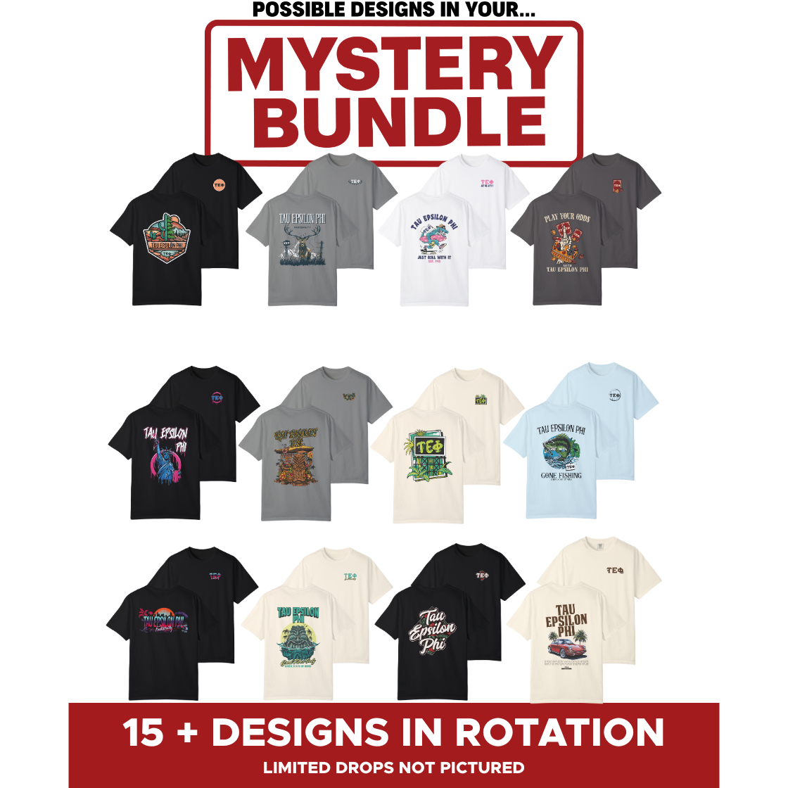 Tau Epsilon Phi Mystery Bundle – 5 Surprise Items for $65