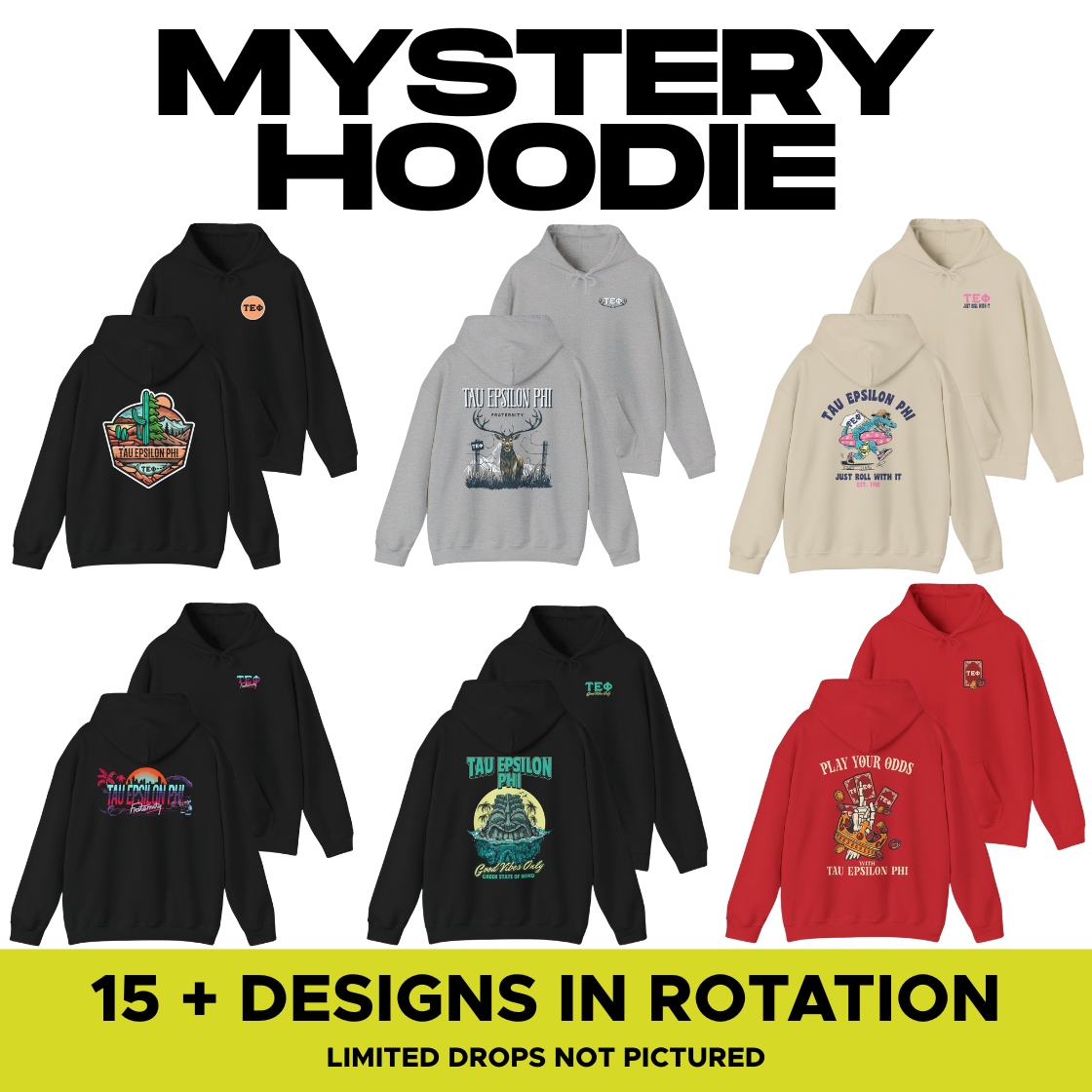 Tau Epsilon Phi Mystery Hoodie Sale