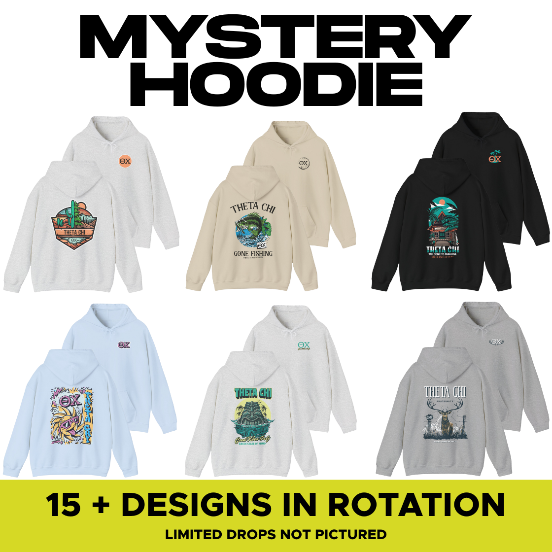 Theta Chi Mystery Hoodie Sale