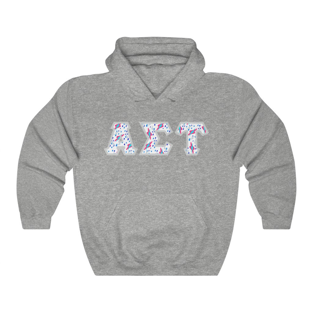 AST Printed Letters | Bayside White Hoodie