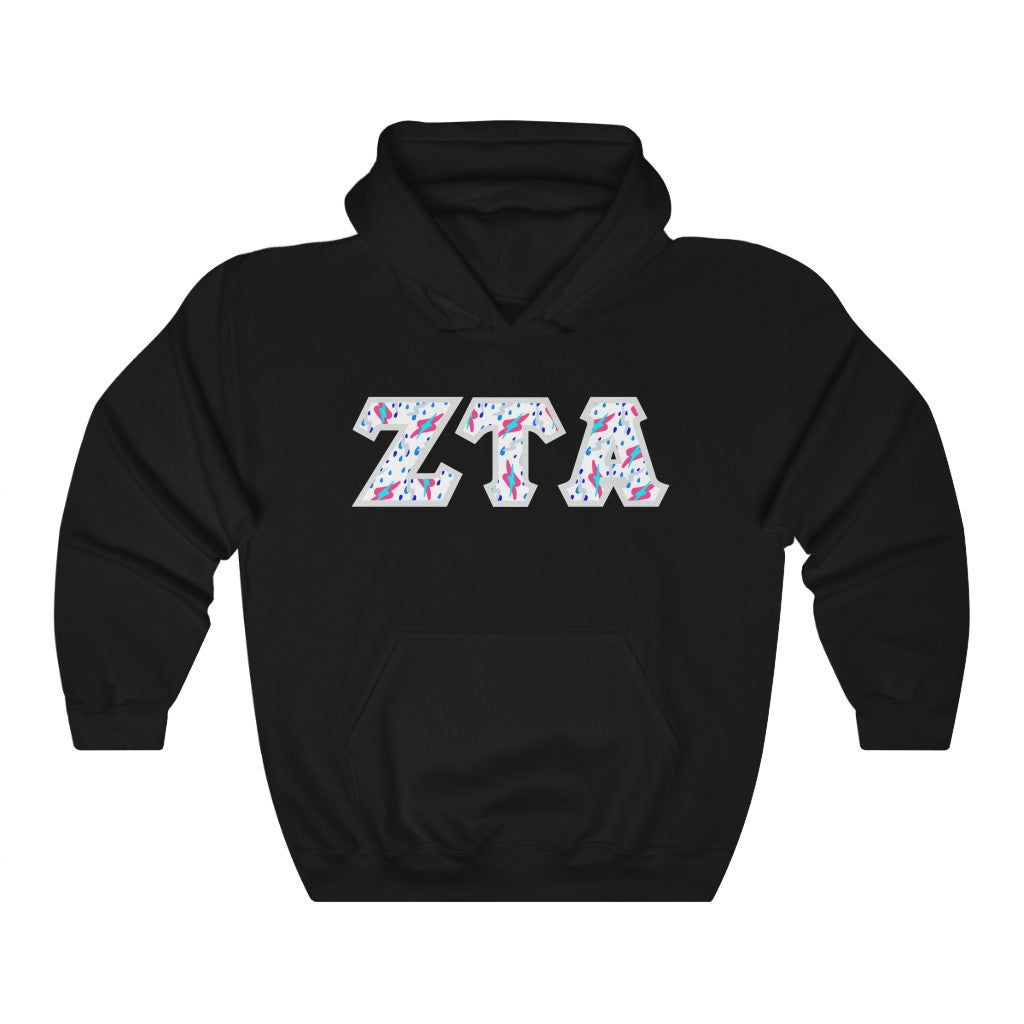 ZTA Printed Letters | Bayside White Hoodie