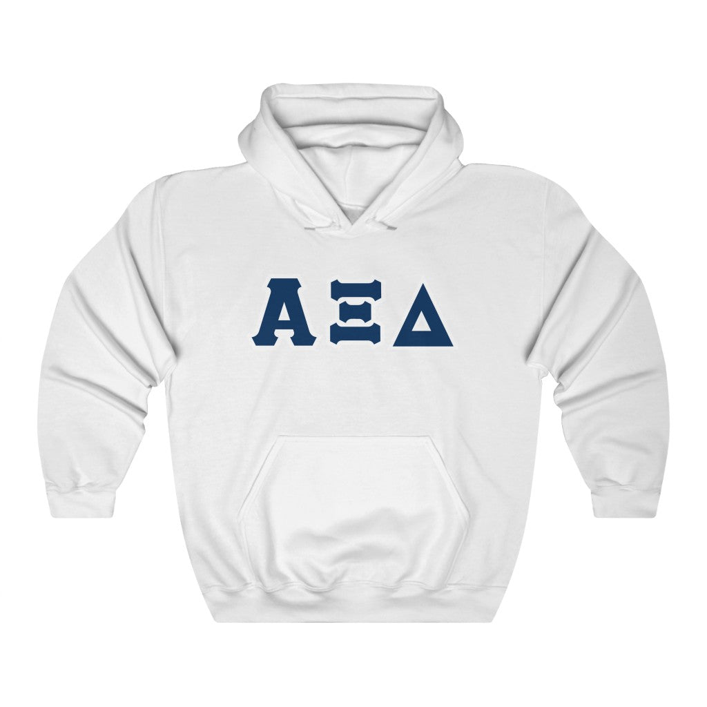 AXiD Print Letters | Inspiration Blue & White Hoodie
