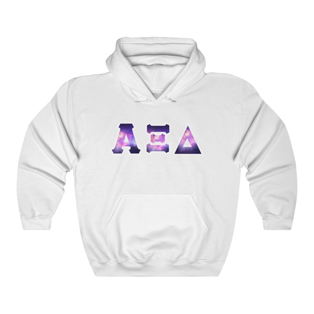 AXiD Printed Letters | Galaxy Hoodie