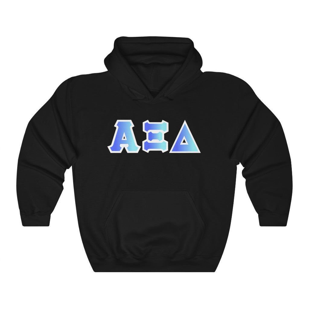 AXiD Printed Letters | Oceans Hoodie