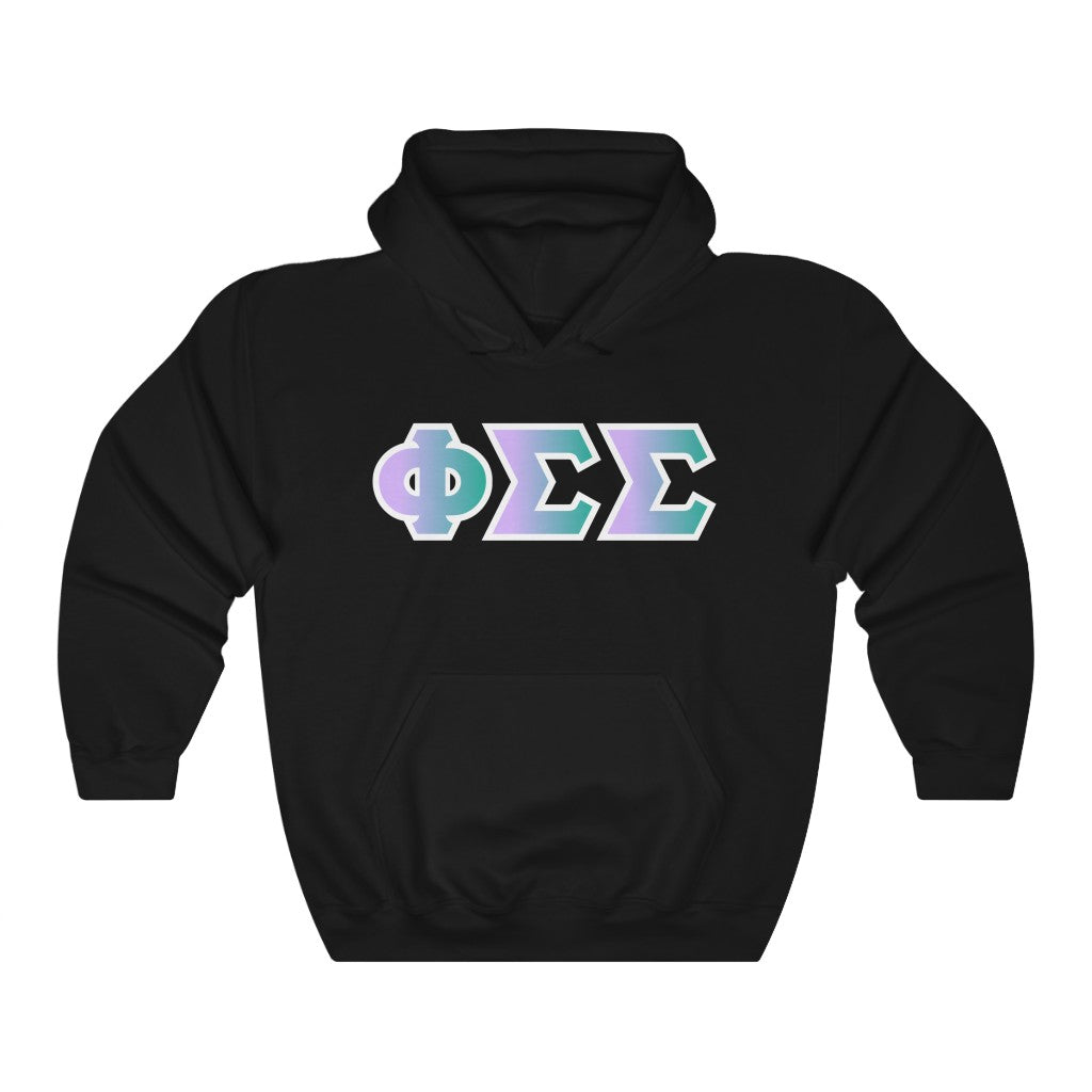 Phi Sigma Sigma Printed Letters | Antarctica Hoodie