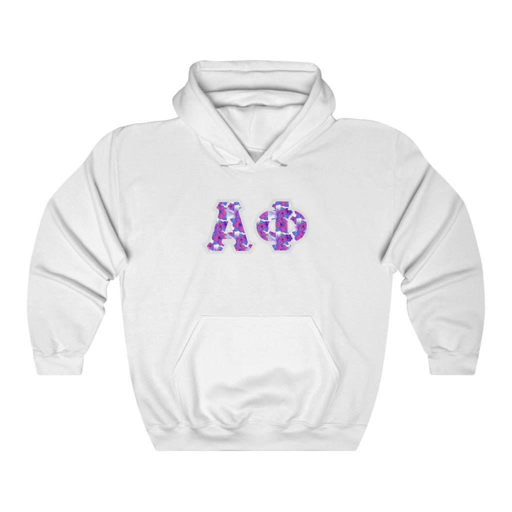 Alpha Phi Printed Letters | Flora Hoodie