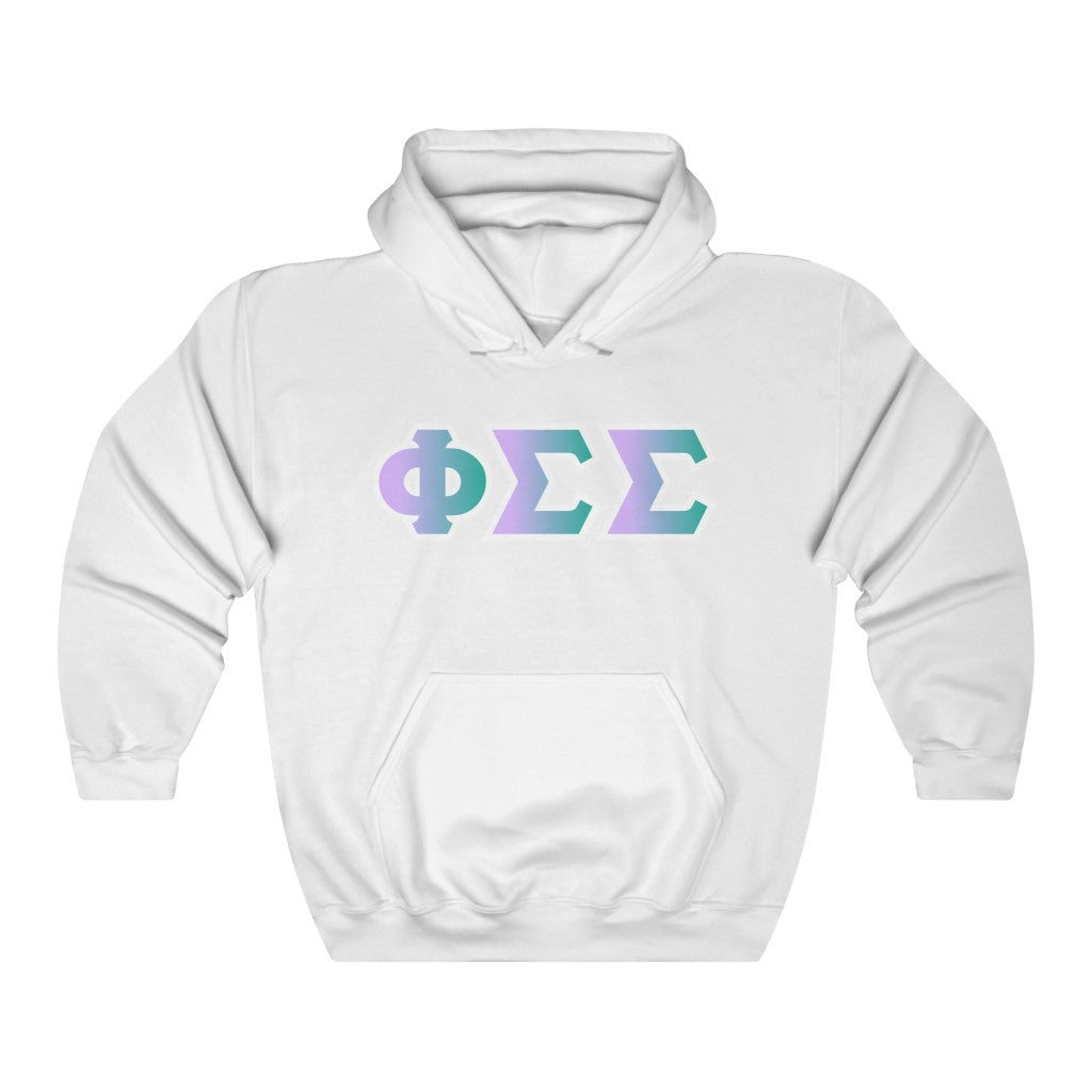 Phi Sigma Sigma Printed Letters | Antarctica Hoodie