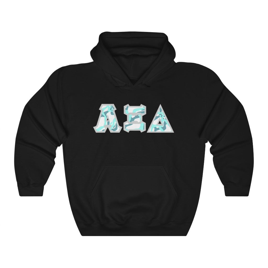 AXiD Printed Letters | Seafoam Hoodie