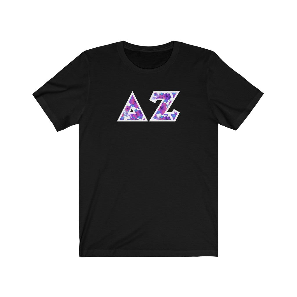 Delta Zeta Printed Letters | Flora T-Shirt