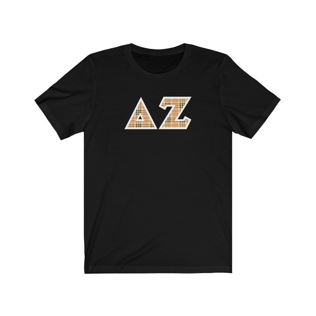 Delta Zeta Printed Letters | Burbery T-Shirt