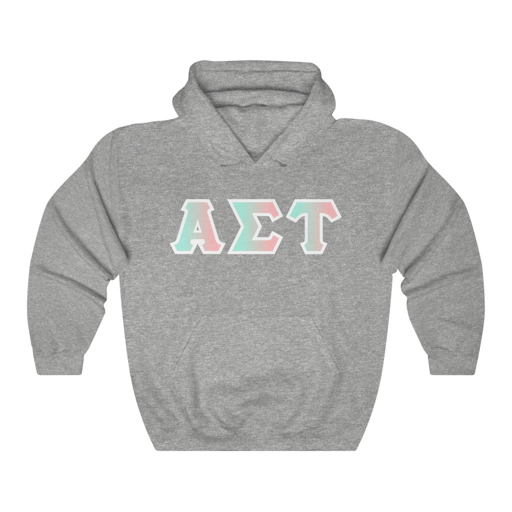 Alpha Sigma Tau Printed Letters | Dreams Hoodie